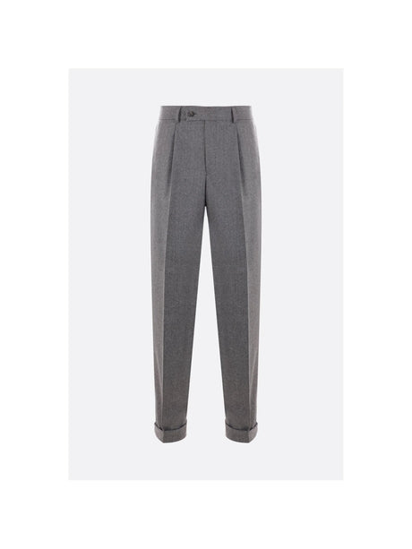 Oberto Wool Trousers-CARUSO-JOHN JULIA