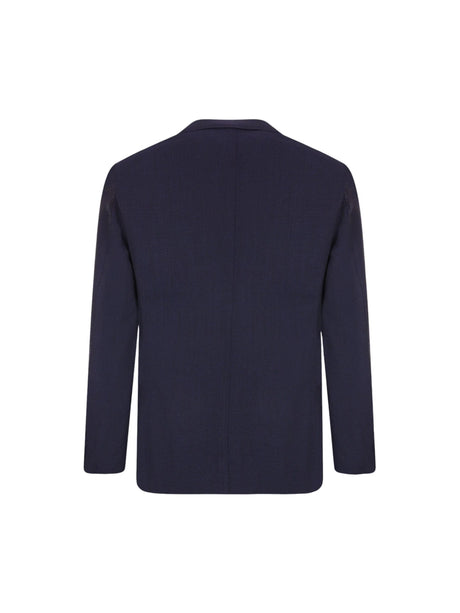 Single-breasted Wool Jacket-CARUSO-JOHN JULIA