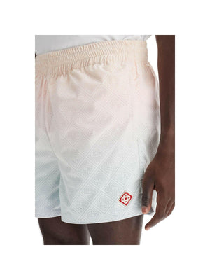 Gradient Laser Detail Track Shorts.