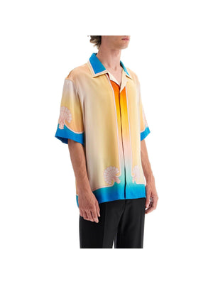 Short-sleeved Silk Shirt