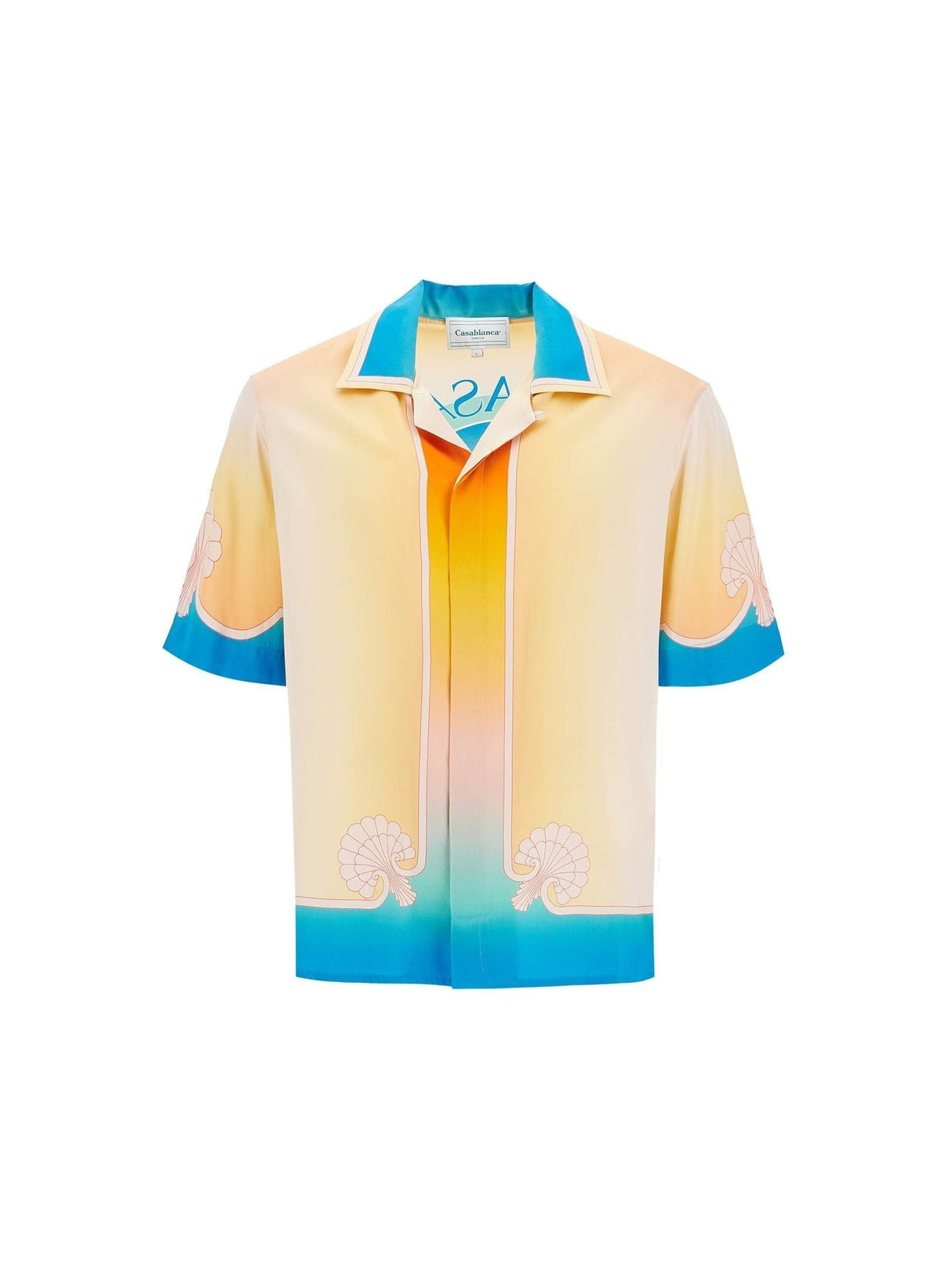 Short-sleeved Silk Shirt