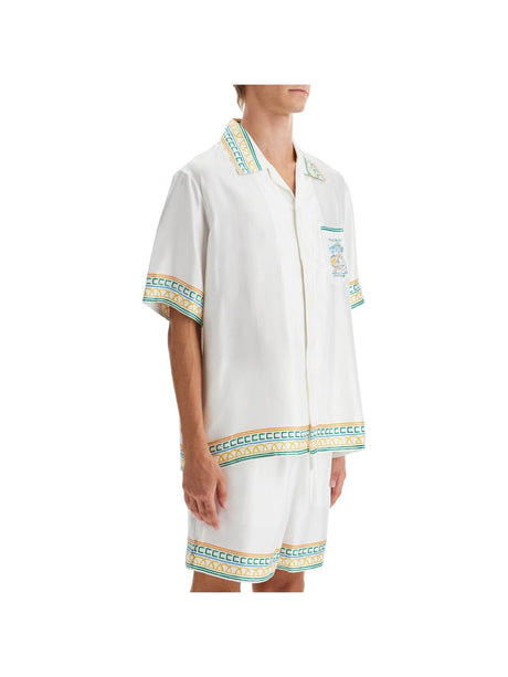 Silk Crayon Temple Tennis Club Shirt