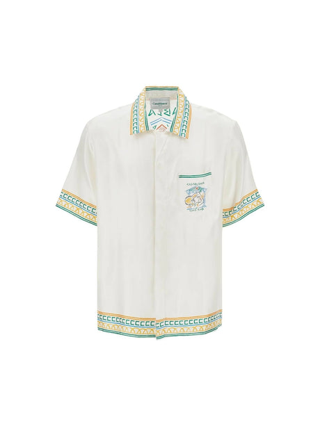 Silk Crayon Temple Tennis Club Shirt