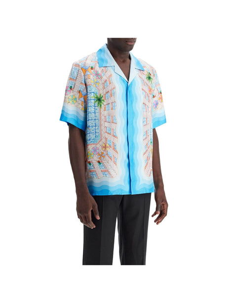 Short-sleeved Silk Shirt