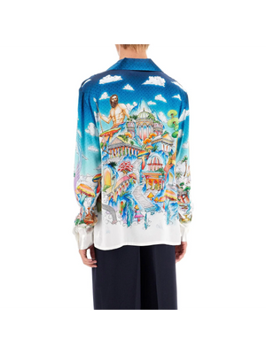 CASABLANCA-The Road to Knowledge Silk Shirt -JOHN JULIA.