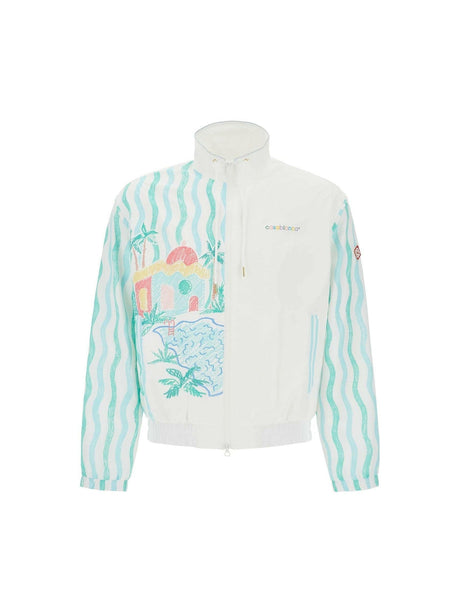 CASABLANCA-Windbreaker Jacket-JOHN JULIA