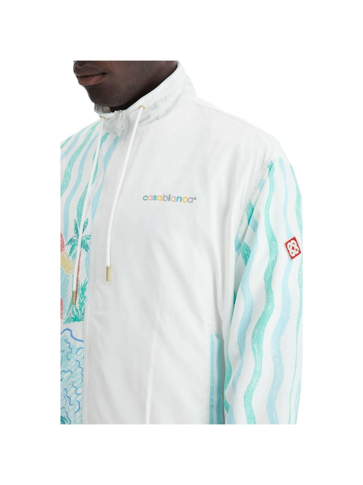 CASABLANCA-Windbreaker Jacket-JOHN JULIA