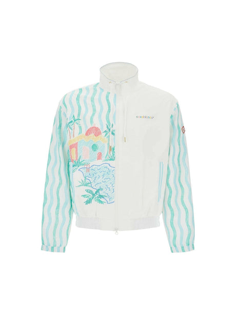 CASABLANCA-Windbreaker Jacket-JOHN JULIA