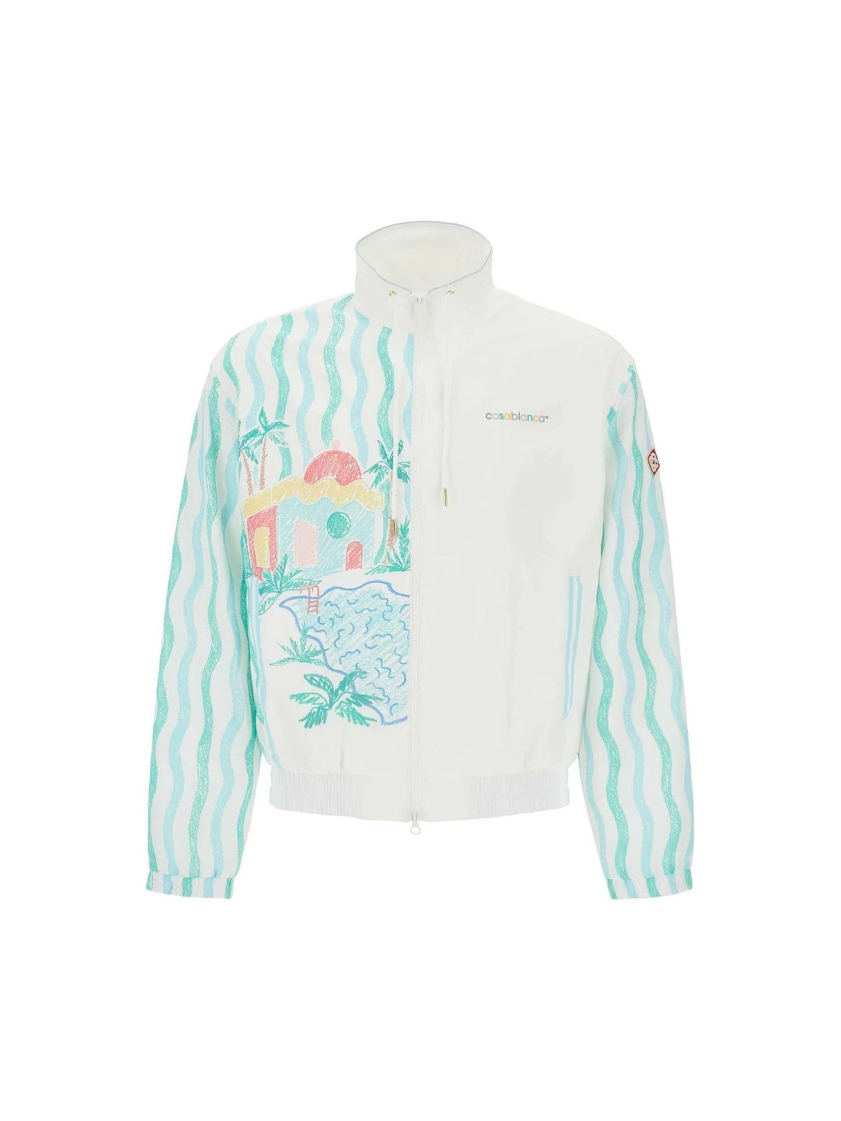 CASABLANCA-Windbreaker Jacket-JOHN JULIA