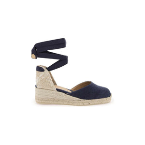 Azul Oxford Carina Cotton Wedge Espadrillas CASTANER JOHN JULIA.