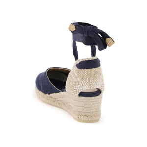 Azul Oxford Carina Cotton Wedge Espadrillas CASTANER JOHN JULIA.