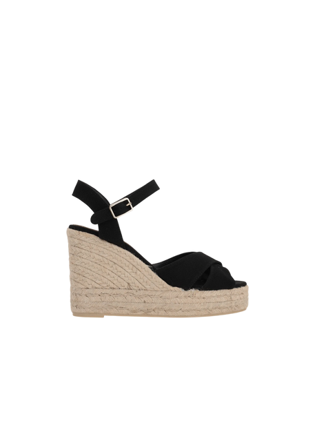 Blaudell Canvas Wedge Sandals-CASTAÑER-JOHN JULIA