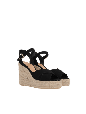 Blaudell Canvas Wedge Sandals-CASTAÑER-JOHN JULIA