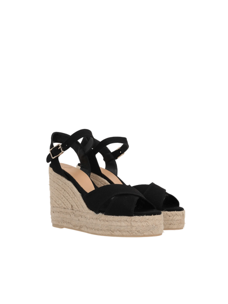 Blaudell Canvas Wedge Sandals-CASTAÑER-JOHN JULIA