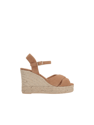 Blaudell Suede Wedge Sandals-CASTAÑER-JOHN JULIA