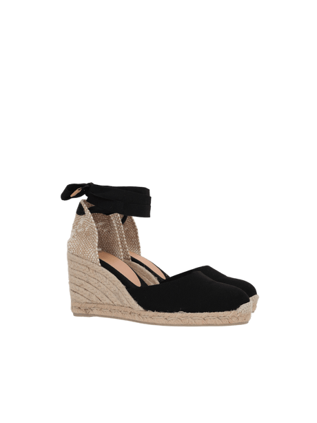 Carina Canvas and Jute Wedge Espadrilles-CASTAÑER-JOHN JULIA