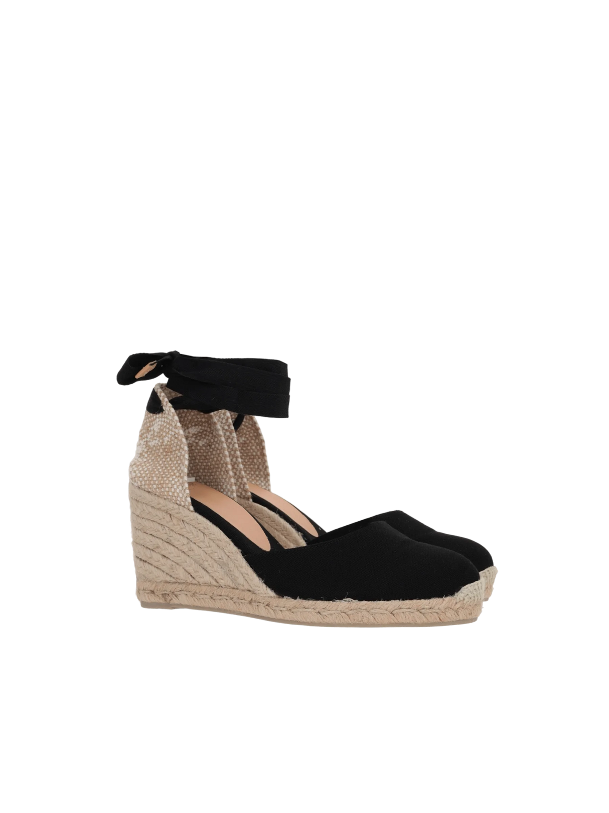 Carina Canvas and Jute Wedge Espadrilles-CASTAÑER-JOHN JULIA