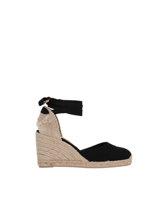 Carina Canvas and Jute Wedge Espadrilles-CASTAÑER-JOHN JULIA