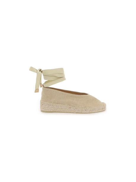 Beige Cotton Gea Ballet Flats Espadrilles CASTANER JOHN JULIA.