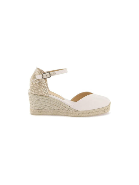 Cream Chiarita Wedge Sandals CASTAÑER JOHN JULIA.