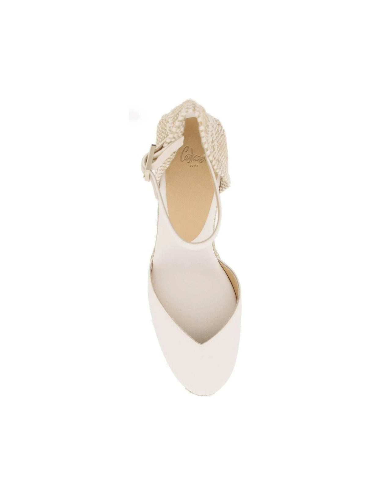 Cream Chiarita Wedge Sandals CASTAÑER JOHN JULIA.