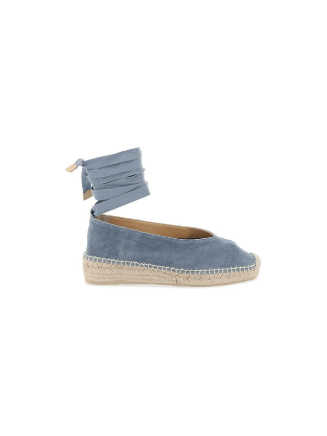 CASTAÑER-Gea Wrap-Up Ballet Flats Espadrilles-JOHN JULIA