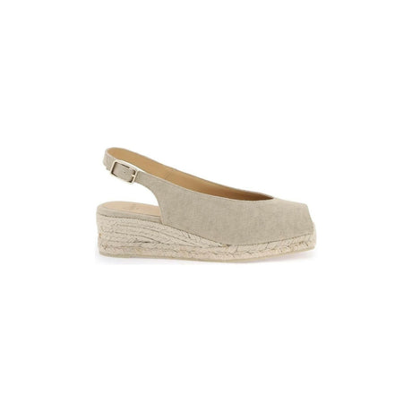 Beige Organic Cotton Canvas Dosalia Espadrilles CASTANER JOHN JULIA.