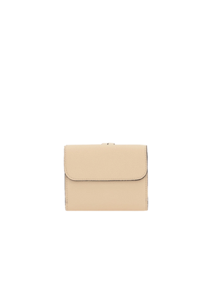 Alphabet Grainy Leather Tri-Fold Wallet-CHLOÉ-JOHN JULIA