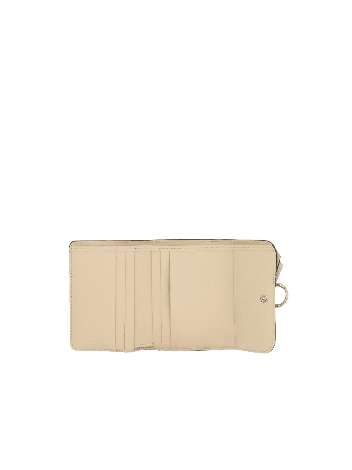 Alphabet Grainy Leather Tri-Fold Wallet-CHLOÉ-JOHN JULIA