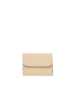 Alphabet Mini Grainy Leather Tri-Fold Wallet-CHLOÉ-JOHN JULIA