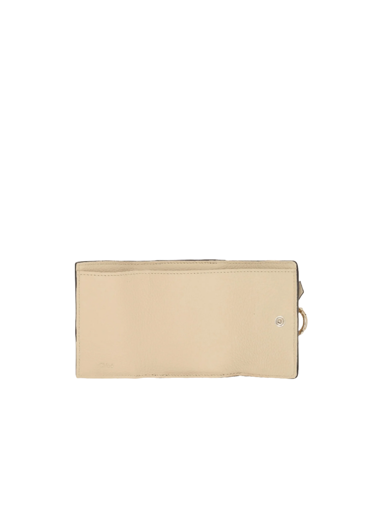 Alphabet Mini Grainy Leather Tri-Fold Wallet-CHLOÉ-JOHN JULIA