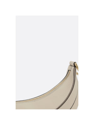 CHLOÉ-Banana Grainy Leather Shoulder Bag-JOHN JULIA