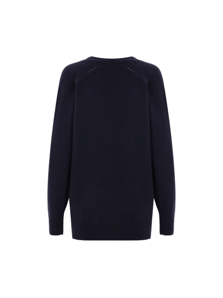 Cashmere and Wool Oversized Cardigan-CHLOÉ-JOHN JULIA