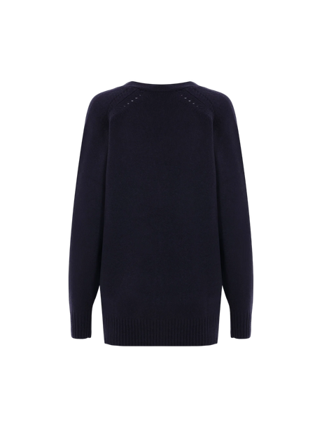 Cashmere and Wool Oversized Cardigan-CHLOÉ-JOHN JULIA