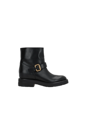 Coddington Smooth Leather Ankle Boots-CHLOÉ-JOHN JULIA