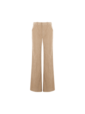 Corduroy Flared Pants-CHLOÉ-JOHN JULIA