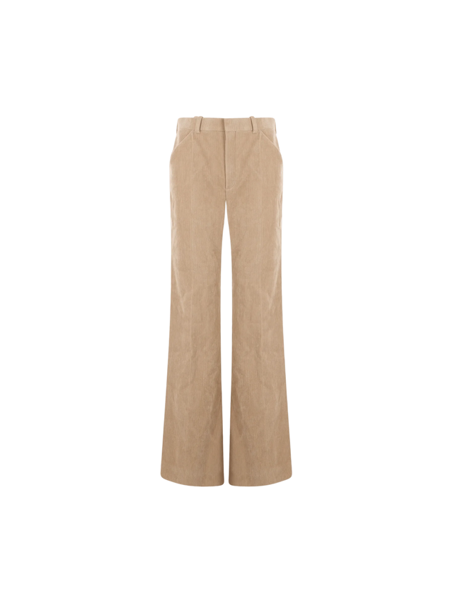 Corduroy Flared Pants-CHLOÉ-JOHN JULIA