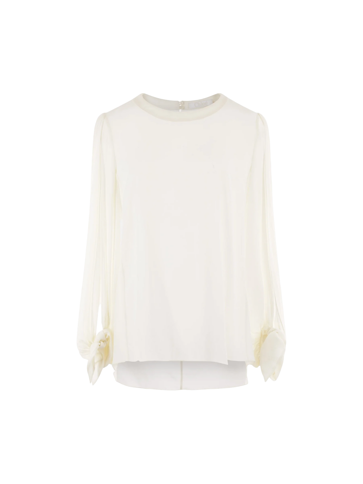 Crepe De Chine Top-CHLOÉ-JOHN JULIA