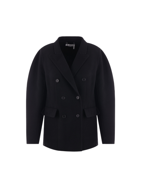 Double-breasted Wool and Cashmere Coat-CHLOÉ-JOHN JULIA