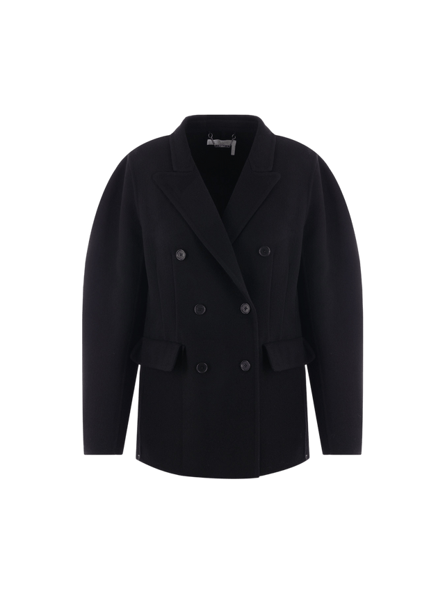 Double-breasted Wool and Cashmere Coat-CHLOÉ-JOHN JULIA