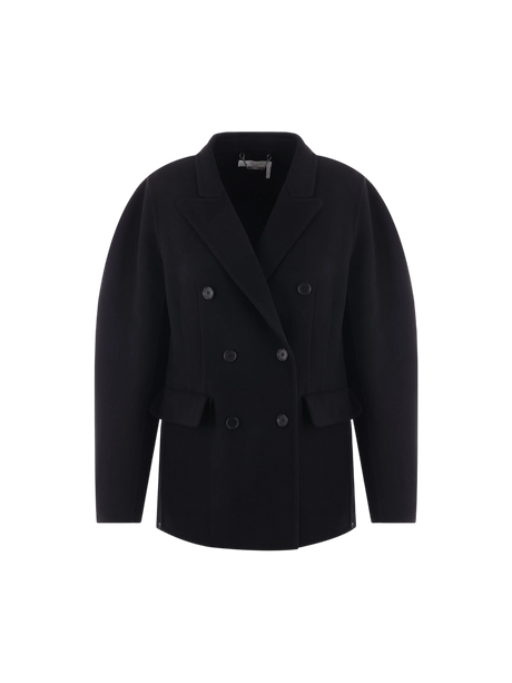 Double-breasted Wool and Cashmere Coat-CHLOÉ-JOHN JULIA