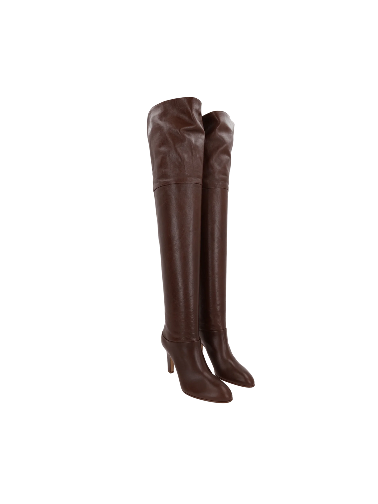 Eve Vintage Leather Over-the-Knee Boots-CHLOÉ-JOHN JULIA