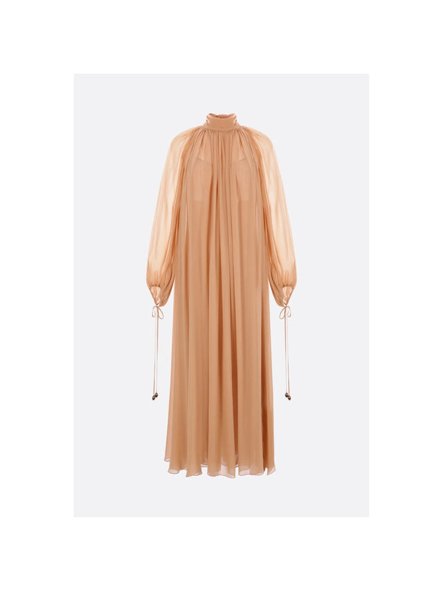 CHLOÉ-Georgette Long Dress-JOHN JULIA