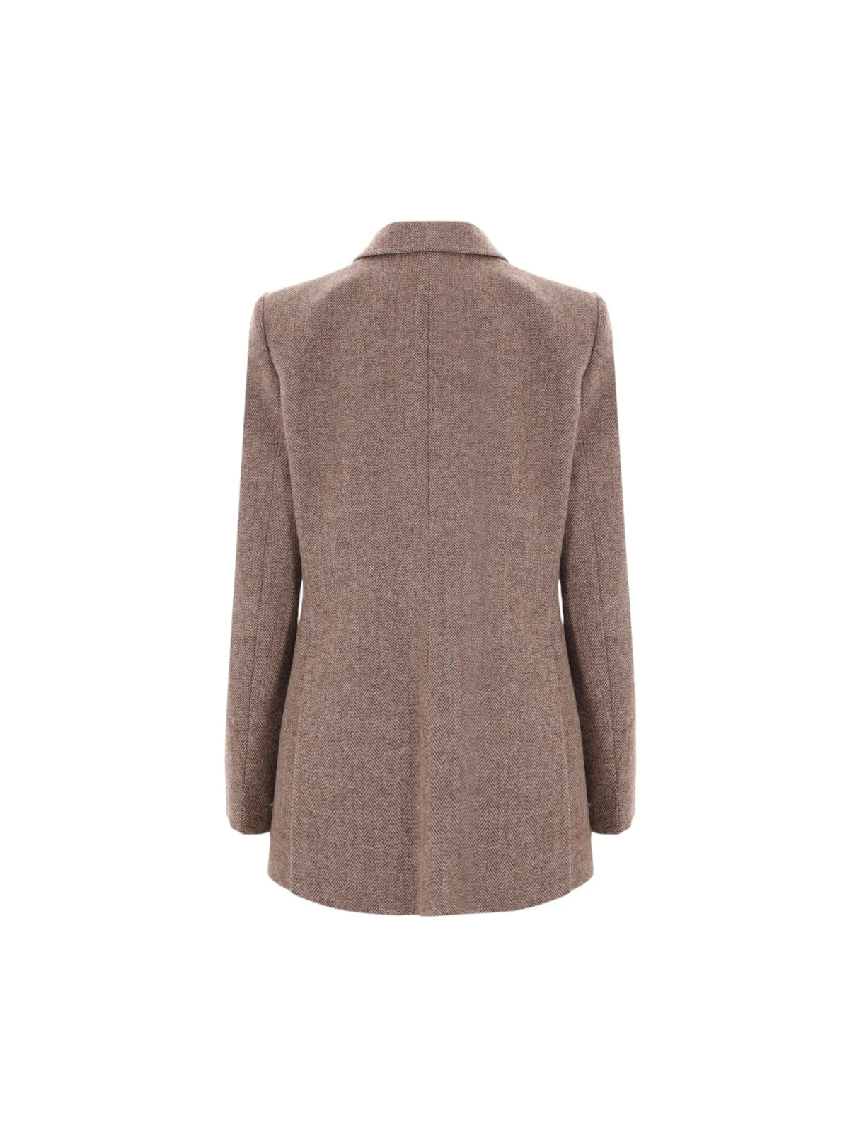 Herringbone Wool Jacket-CHLOÉ-JOHN JULIA