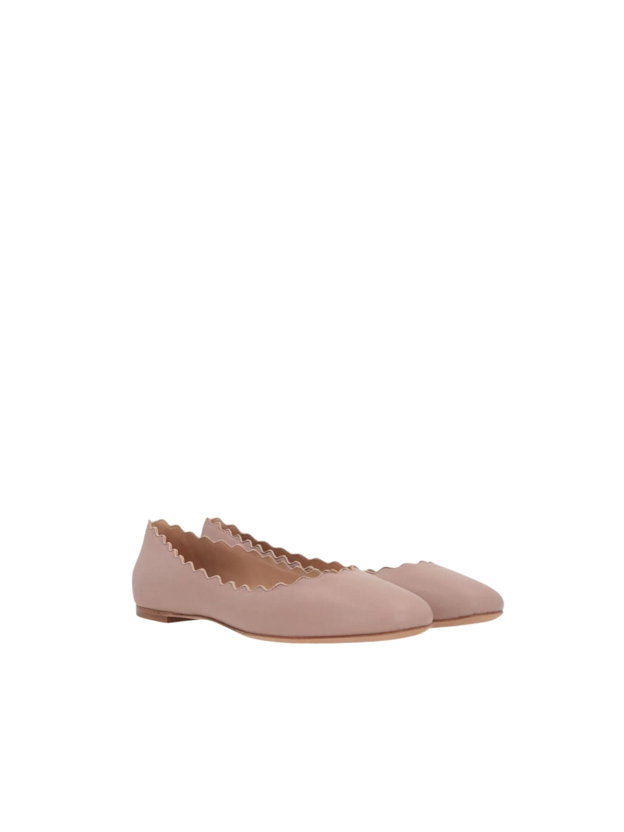 Lauren Nappa Leather Ballerinas-CHLOÉ-JOHN JULIA