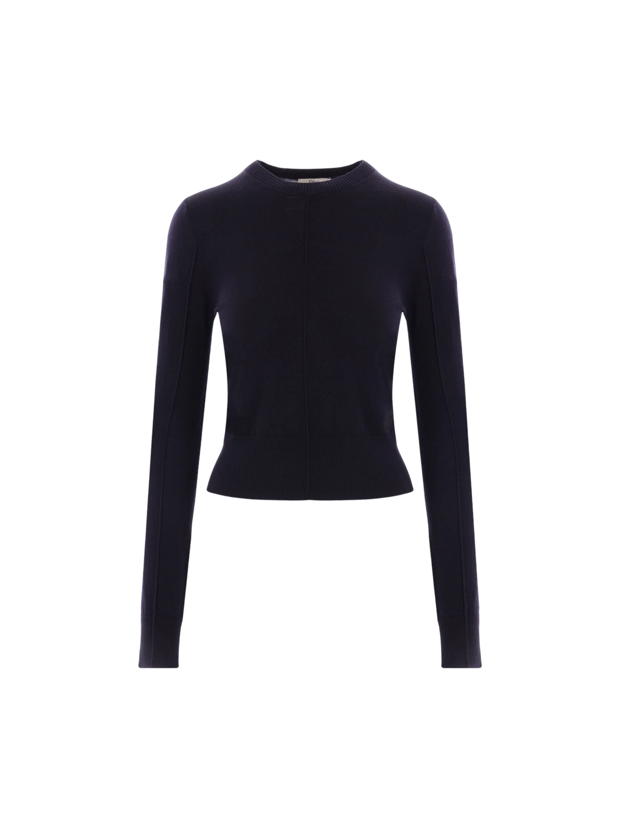 Logo Embroidered Wool Sweater-CHLOÉ-JOHN JULIA