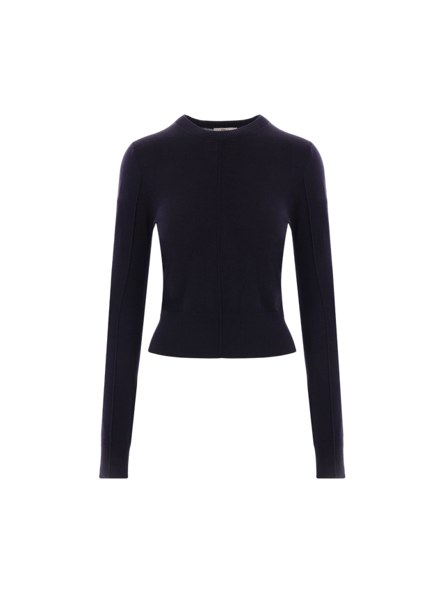 Logo Embroidered Wool Sweater-CHLOÉ-JOHN JULIA