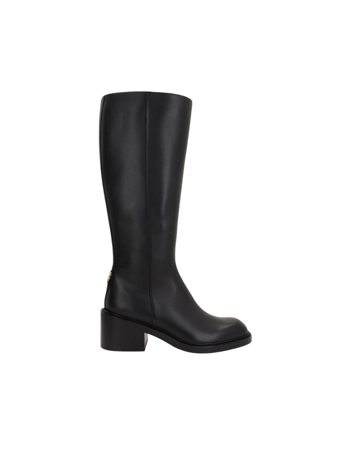 Marcie Glossy Leather Boots-CHLOÉ-JOHN JULIA