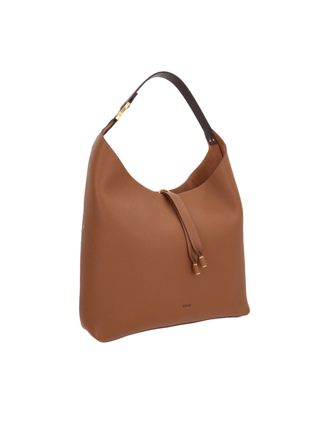 Marcie Grained Leather Hobo Bag-CHLOÉ-JOHN JULIA