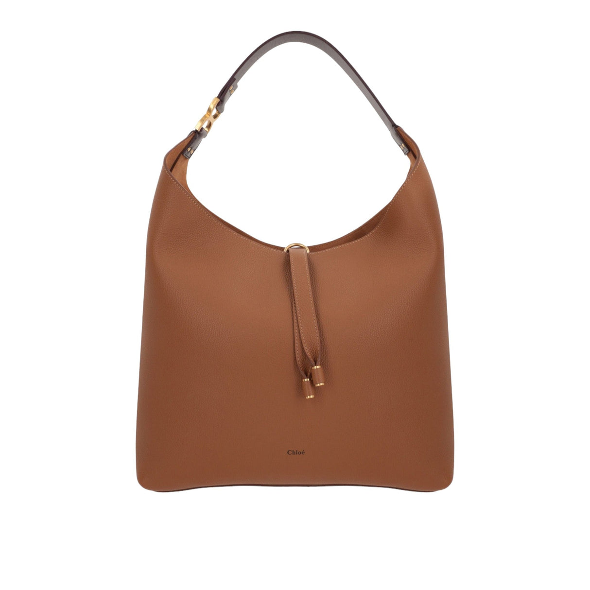 Marcie Grained Leather Hobo Bag-CHLOÉ-JOHN JULIA